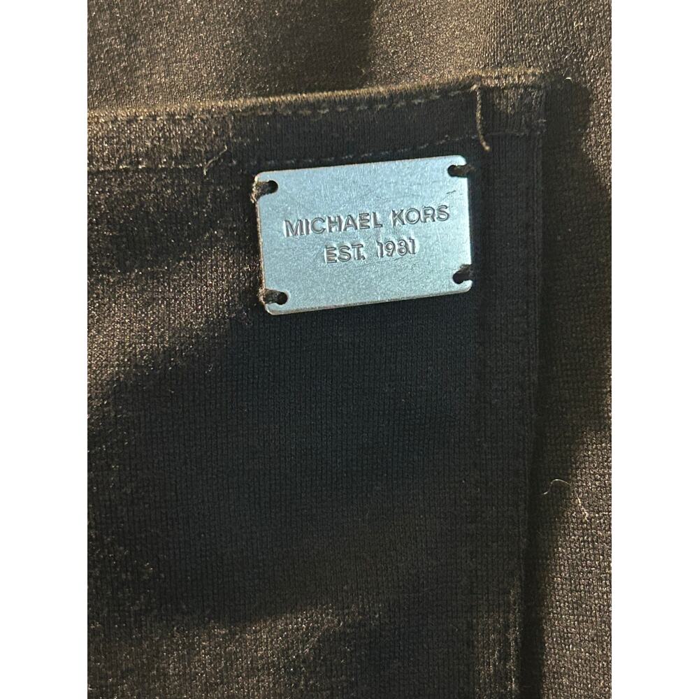 Michael Kors black straight leg pants size 6 stretchy business professional - Picture 7 of 7